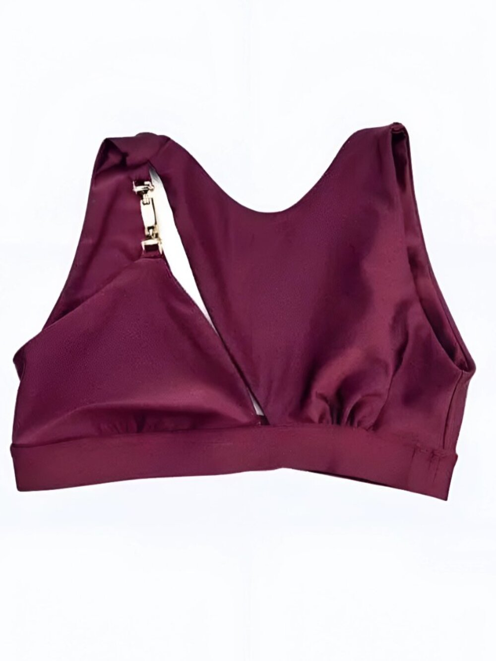 Sports Bra for Women – Women’s Stylish Gym Top - Burgundy Color